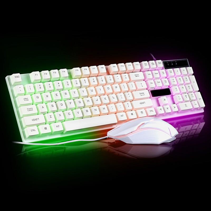 Ninja Dragons White Knight Gaming Keyboard and Mouse Set – JustGifts